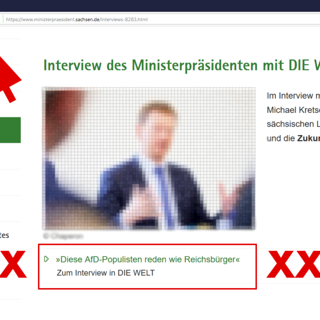 Seehofer 2.0: Kretschmer pöbelt gegen AfD / Wir prüfen juristische Schritte!