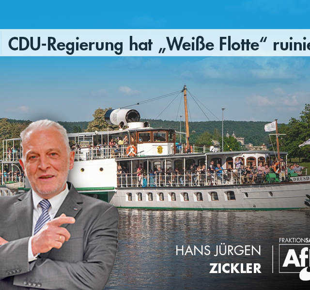 CDU-Regierung hat „Weiße Flotte“ ruiniert