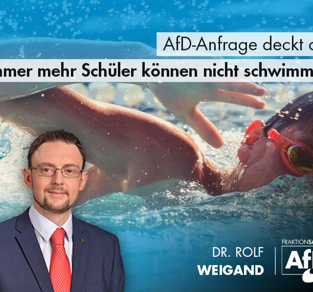 AfD-Anfrage: Immer mehr Schüler können nicht schwimmen