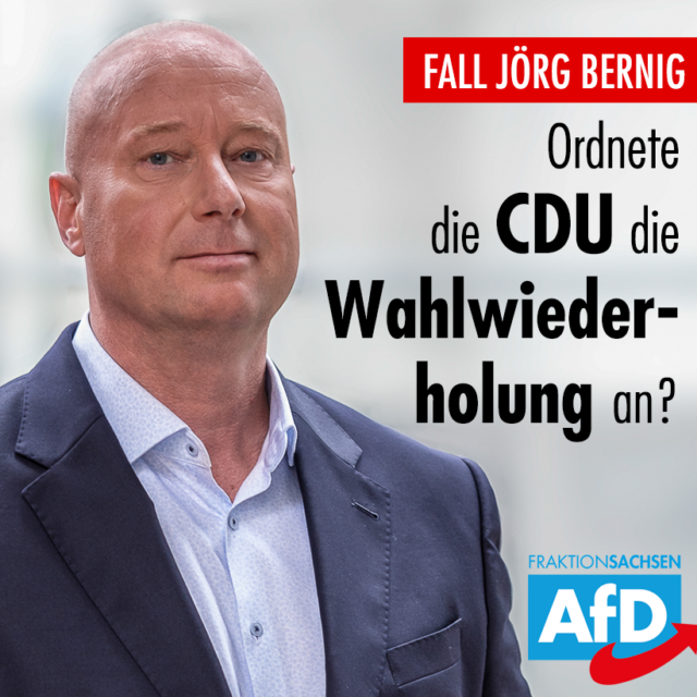 Fall Jörg Bernig: Ordnete die sächsische CDU die Wahlwiederholung an?