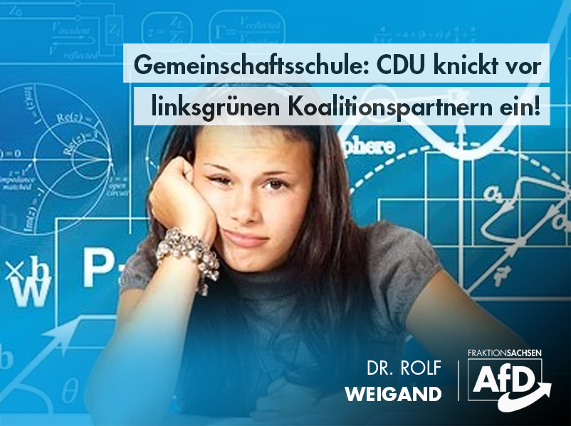 Gemeinschaftsschule kommt – CDU knickt vor linksgrünen Koalitionspartnern ein!