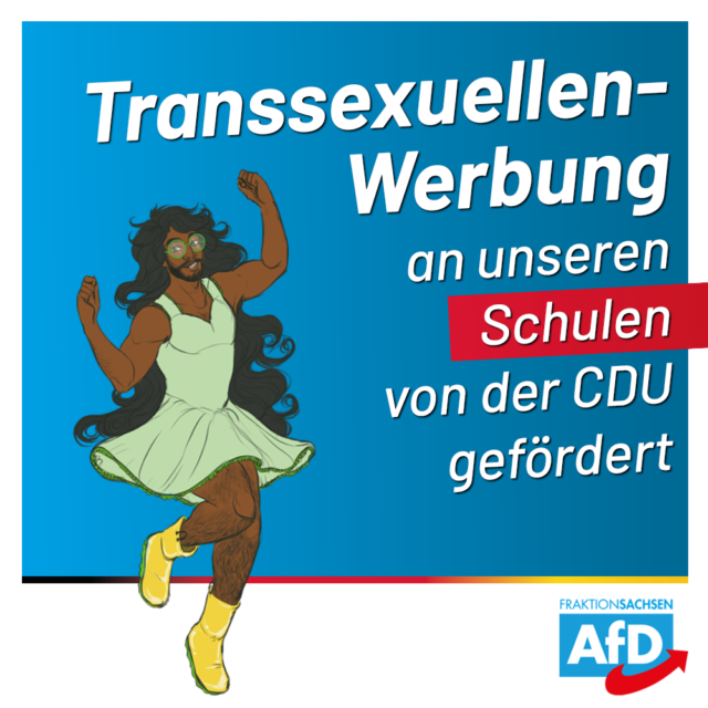 CDU fördert Transsexuellen-Werbung an unseren Schulen