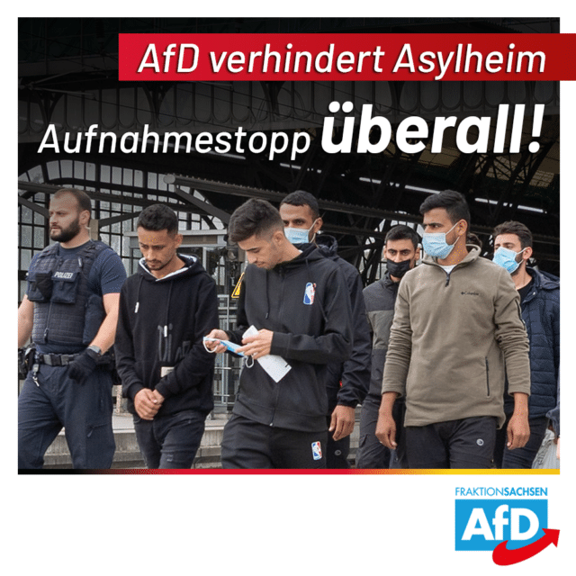 AfD verhindert Asylheim: Aufnahmestopp überall!