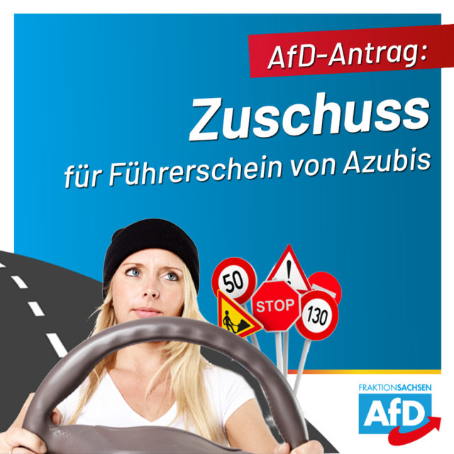 AfD-Antrag: Zuschuss für Führerschein von Azubis