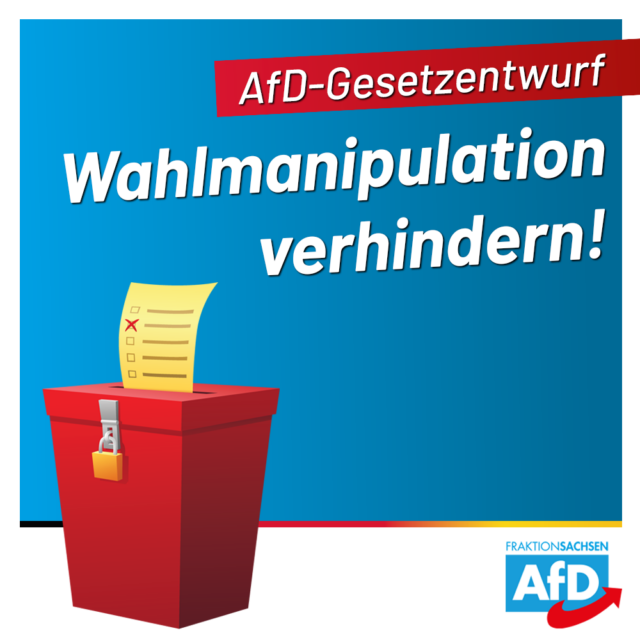 AfD-Gesetzentwurf: Rechtsschutz bei Wahlen stärken!