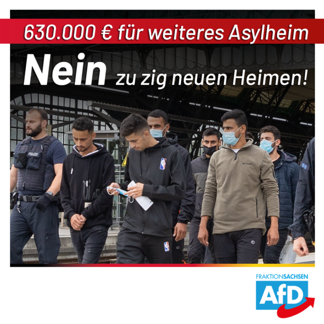 630.000 € für weiteres Asylheim: Nein zu zig neuen Heimen!