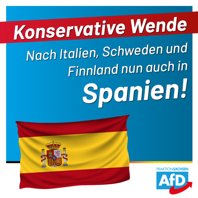 Konservative Wende: Nach Italien, Schweden und Finnland nun auch in Spanien!