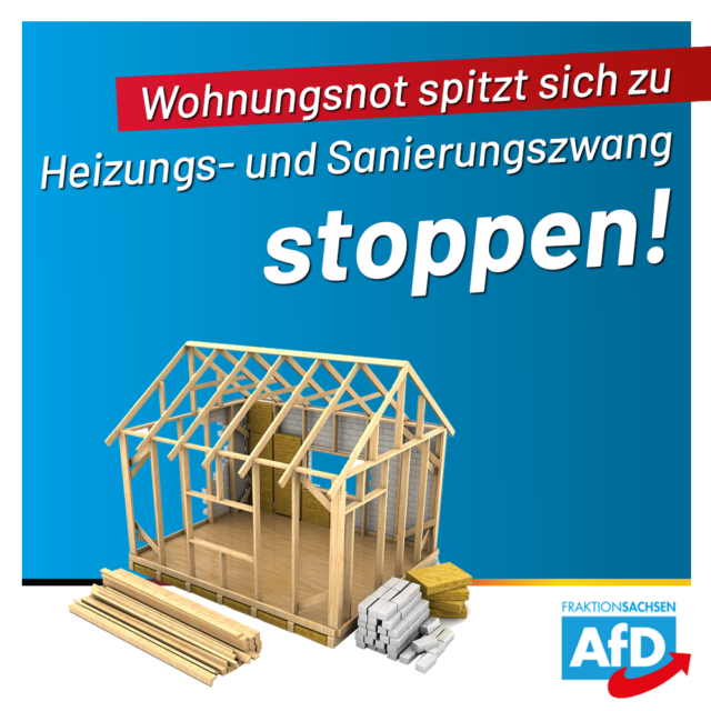 Absturz im Wohnungsbau: Heizungs- und Sanierungszwang stoppen!