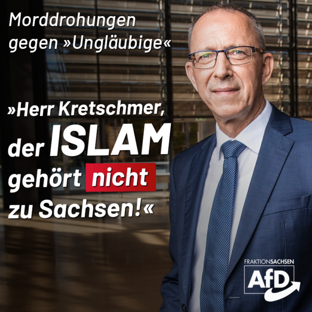 Bombendrohungen: Der Islam gehört nicht zu Sachsen!