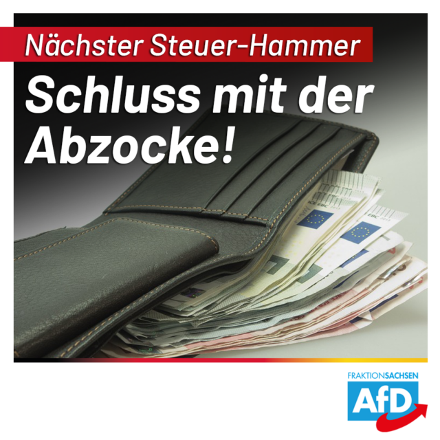 Nächster Steuer-Hammer angekündigt: Schluss mit der Abzocke!
