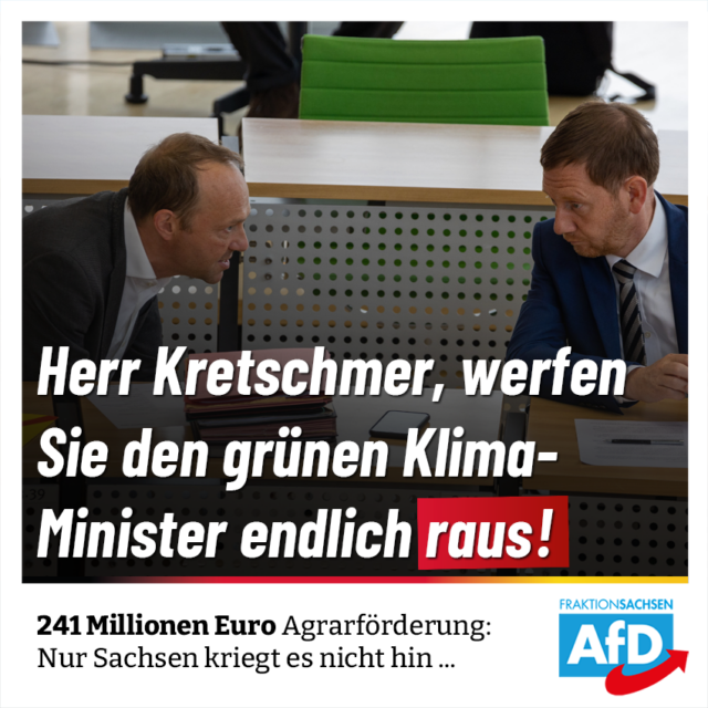 Agrarförderung: CDU muss grünen Minister Günther das Vertrauen entziehen!