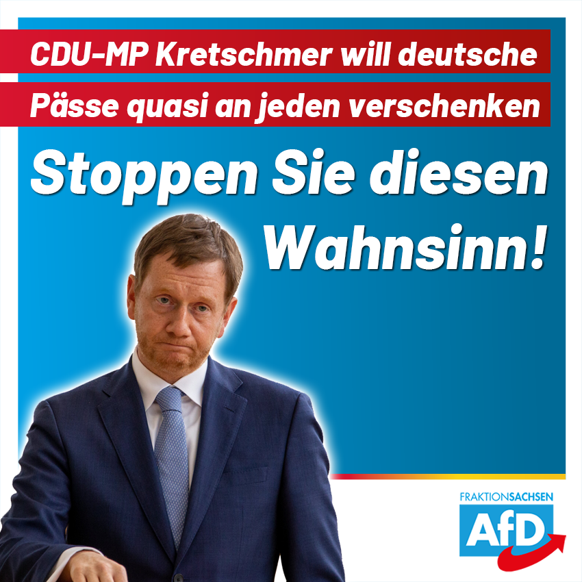 Rettet die deutsche Staatsbürgerschaft! – AfD-Fraktion Sachsen