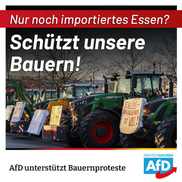 Bauernproteste: Unterstützung regionaler Bauernhöfe statt importierter Nahrung