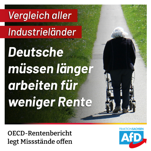 Vergleich Industrieländer: Deutsche müssen länger arbeiten für weniger Rente