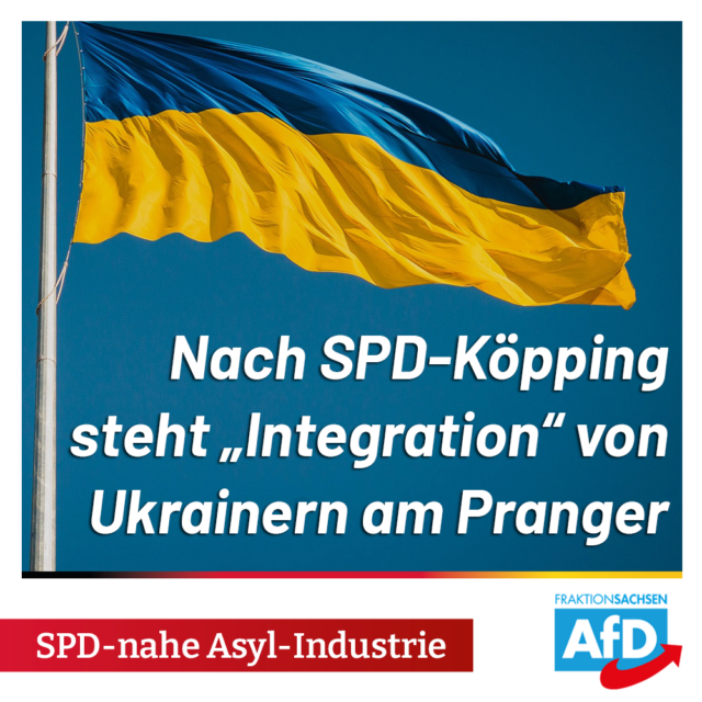 SPD-nahe Asyl-Industrie: Nach Köpping steht „Integration“ von Ukrainern am Pranger