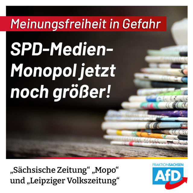 Meinungsfreiheit in Gefahr: SPD-Medien-Monopol jetzt noch großer