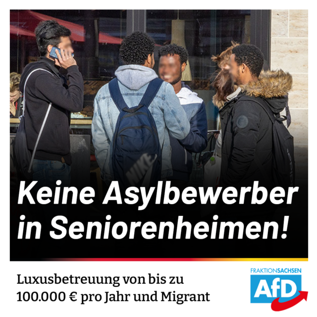 AfD-Antrag: Umwandlung von Senioren- in Asylheime unterbinden