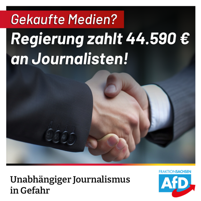 Gekaufte Medien? Regierung zahlt 44.590 € an Journalisten!