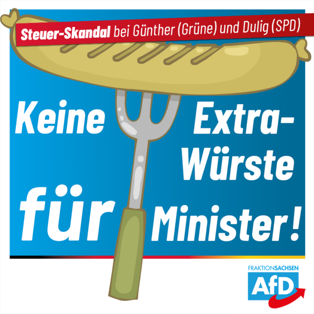 AfD-Anfrage: Günther und Dulig haben noch immer nicht alle Grundsteuer-Erklärungen abgegeben!