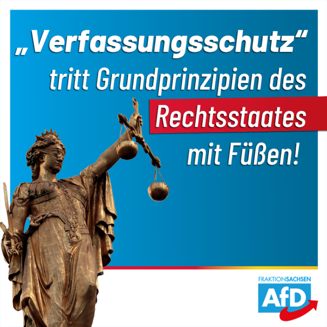 „Verfassungsschutz“ tritt Grundprinzipien des Rechtsstaates mit Füßen!