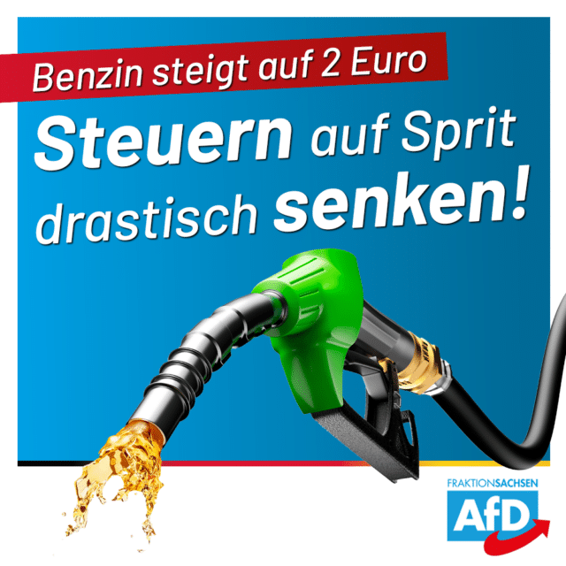 Benzin steigt auf 2 Euro: Steuern auf Sprit drastisch senken!