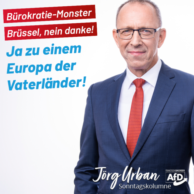 Bürokratie-Monster Brüssel: Nein, danke! Ja zu einem Europa der Vaterländer!