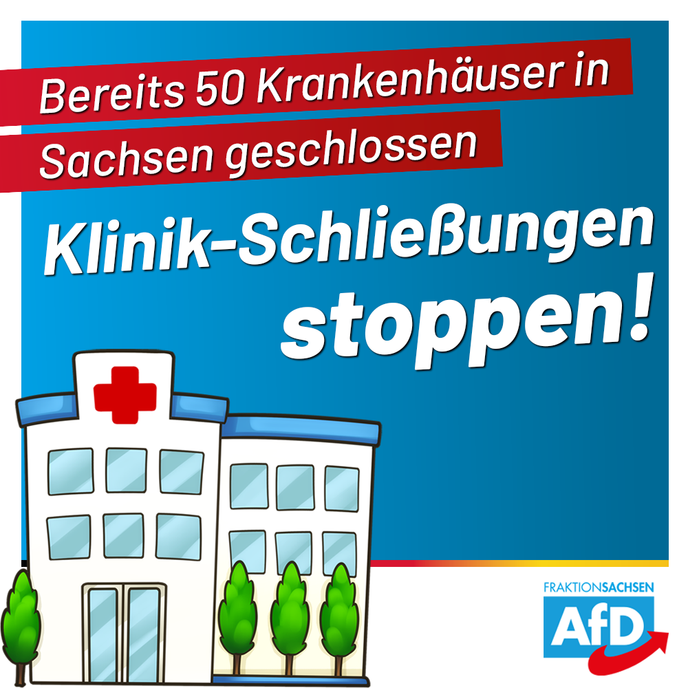 Bereits 50 Krankenhäuser in Sachsen geschlossen: Klinik-Schließungen stoppen!
