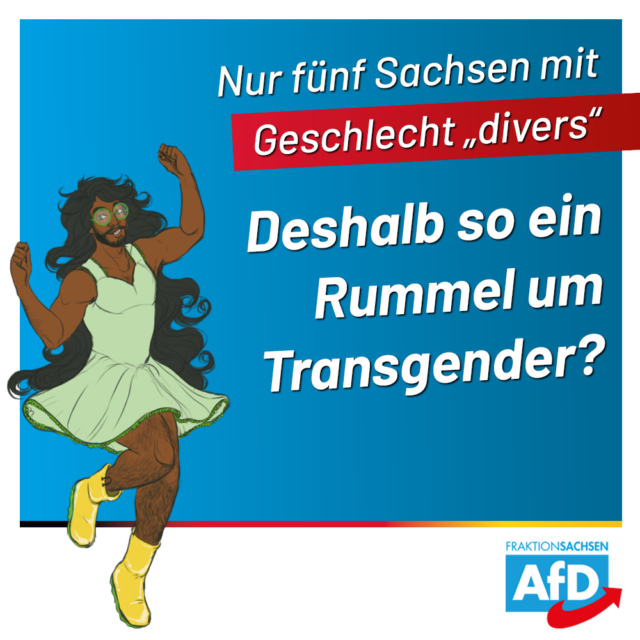 AfD-Anfrage: Nur eine Person ließ ihr Geschlecht in „divers“ ändern