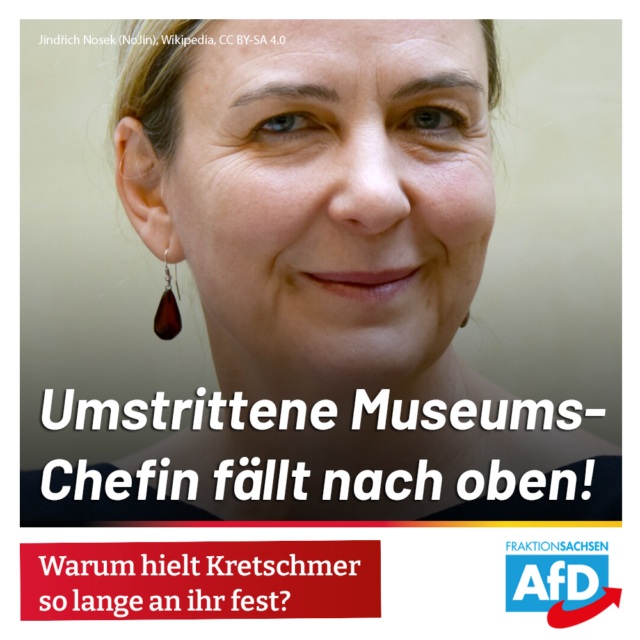 Umstrittene Museums-Chefin fällt nach oben: Warum hielt Kretschmer so lange an ihr fest?
