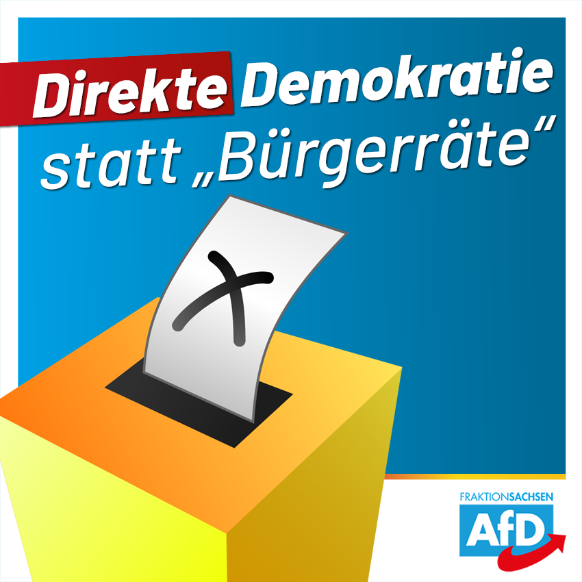 Direkte Demokratie statt „Bürgerräte“