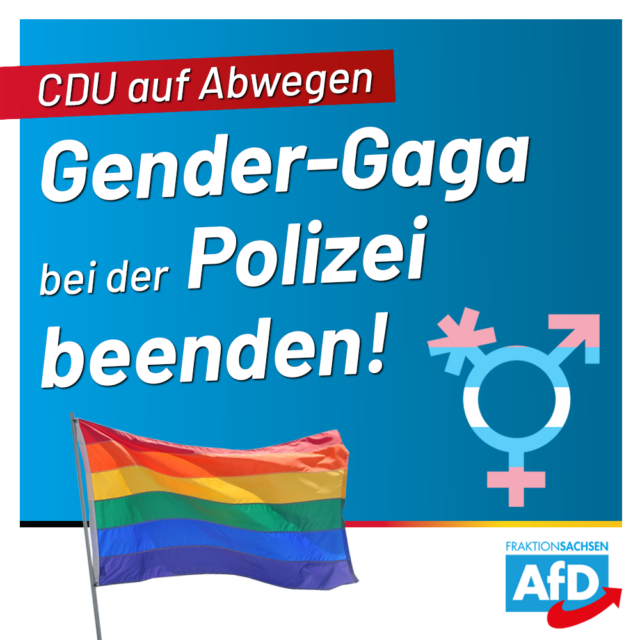 AfD-Anfrage: „Genderforschung“ hat an der Polizeihochschule nichts zu suchen