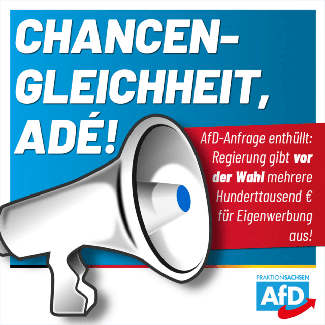 AfD-Anfrage enthüllt: Regierung gibt im Wahljahr 2024 mehrere Hunderttausend Euro für Eigenwerbung aus!