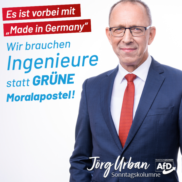 Ingenieure statt grüne Moralapostel!