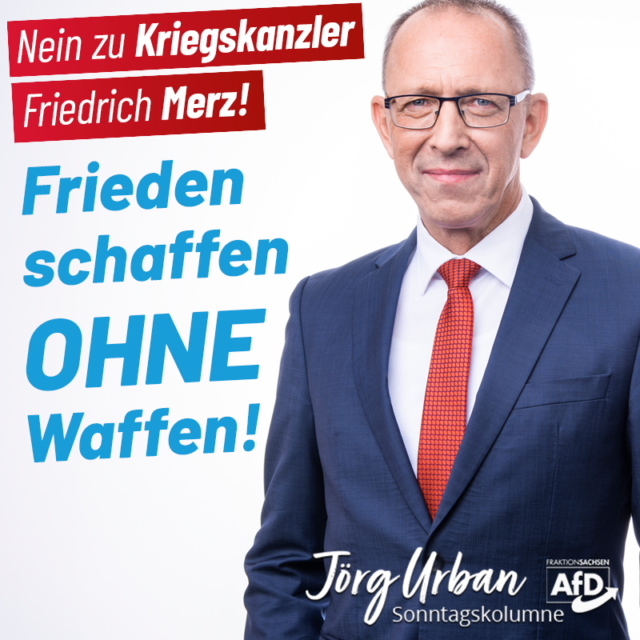 Nein zu Kriegskanzler Merz: Frieden schaffen ohne Waffen!