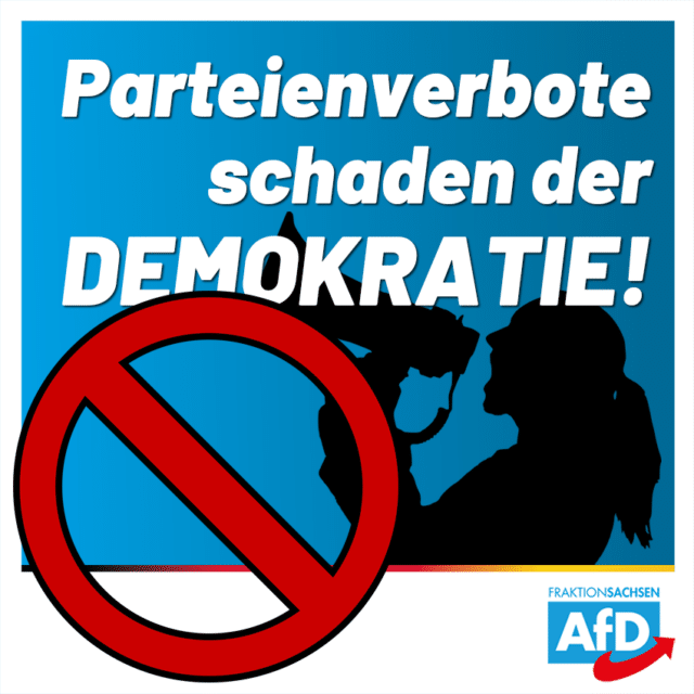 Parteienverbote schaden der Demokratie!