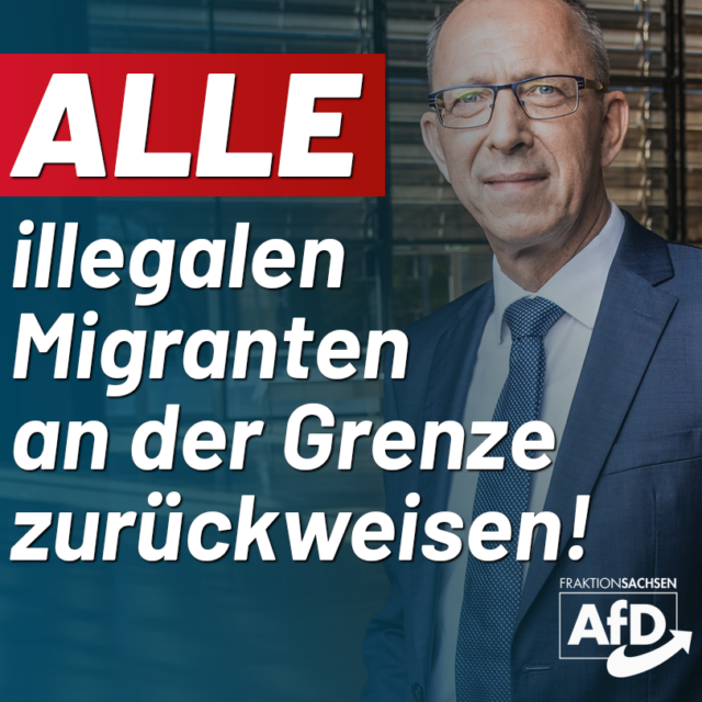 Alle illegalen Migranten an der Grenze zurückweisen!