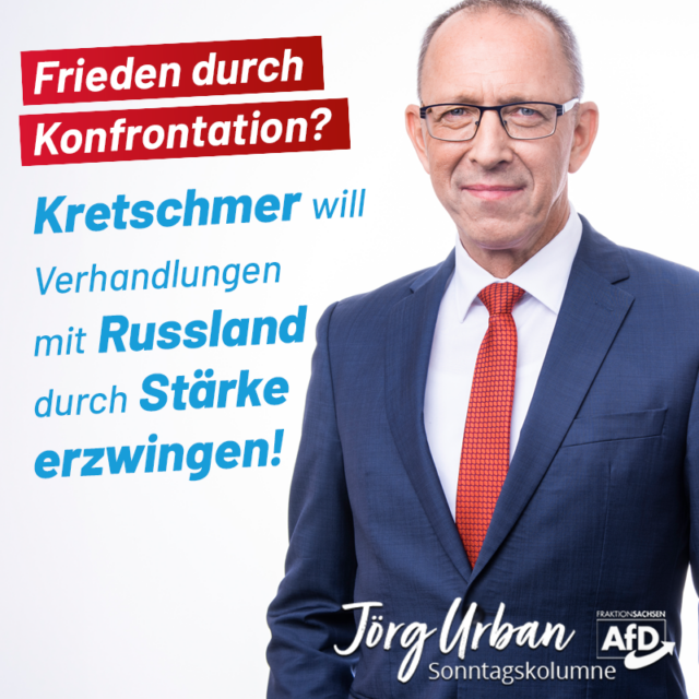 Post aus Sachsen! Die Sonntagskolumne von Jörg Urban