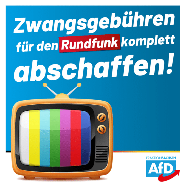 Zwangsgebühren für den Rundfunk komplett abschaffen!