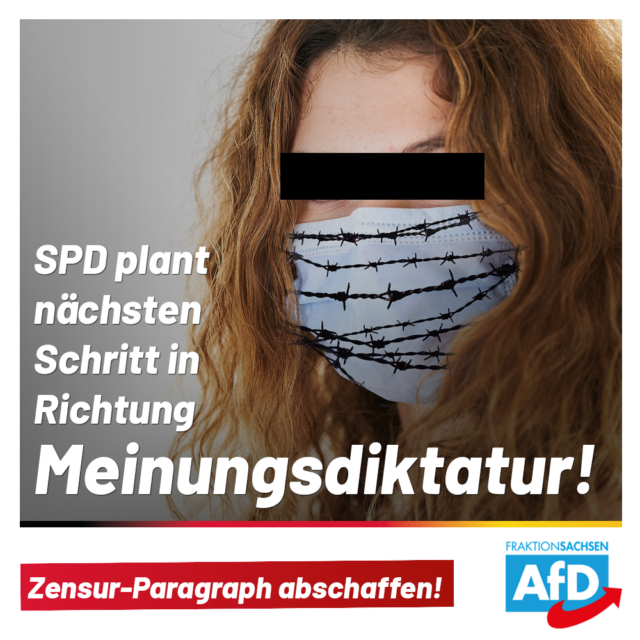 SPD plant nächsten Schritt in Richtung Meinungsdiktatur