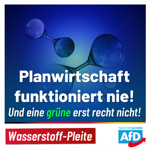 Wasserstoff-Pleite: Planwirtschaft funktioniert nie!