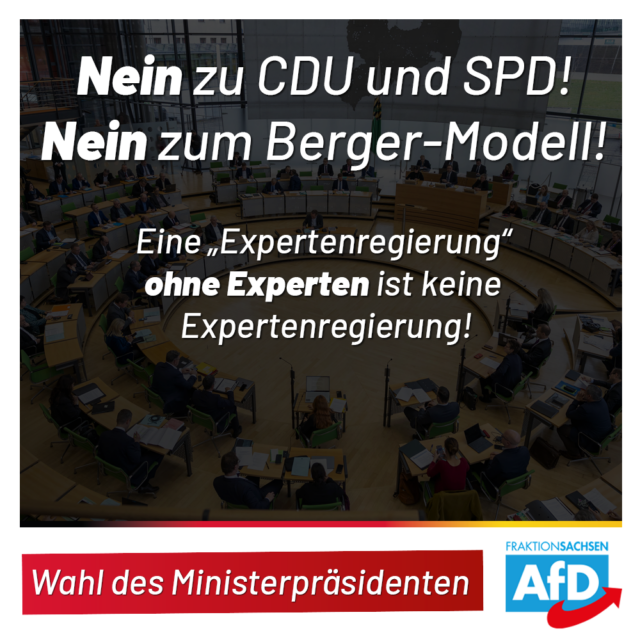 Zur Wahl des Ministerpräsidenten