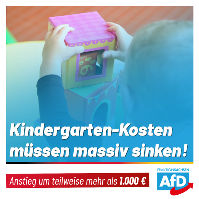 Kita-Kosten müssen massiv sinken!