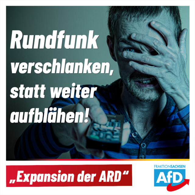 „Expansion der ARD“: Rundfunk verschlanken, statt weiter aufblähen!