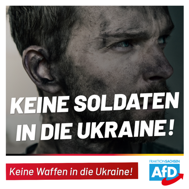 Keine Waffen in die Ukraine! Keine Soldaten in die Ukraine!