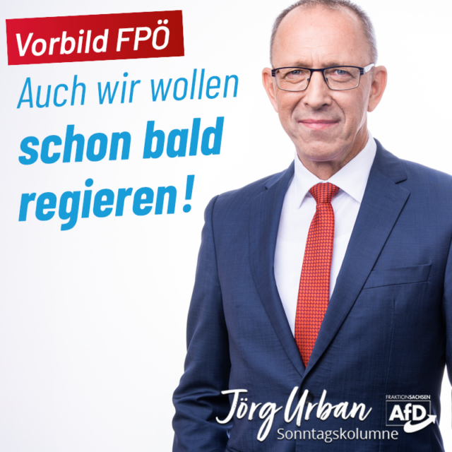 Vorbild FPÖ: Auch wir wollen schon bald regieren!