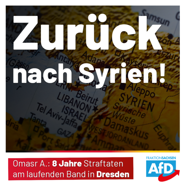 Acht Jahre Straftaten am laufenden Band: Zurück nach Syrien!