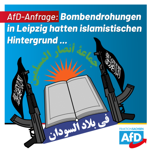 AfD-Anfrage: Bombendrohungen in Leipzig hatten islamistischen Hintergrund …