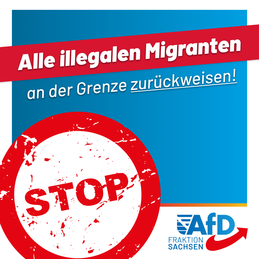 Alle illegalen Migranten an der Grenze zurückweisen!