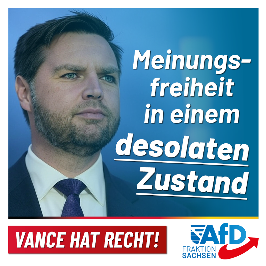 Vance hat recht! Meinungsfreiheit in einem desolaten Zustand