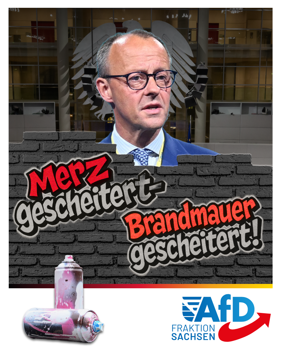 Merz gescheitert – Brandmauer gescheitert!